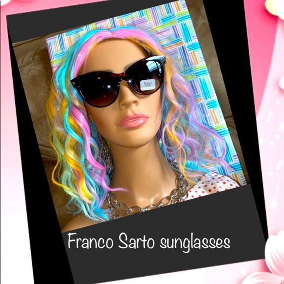 Leopard frame glasses NWT womens 100% UVA & UVB Protection Franco Sarto - Picture 3 of 16